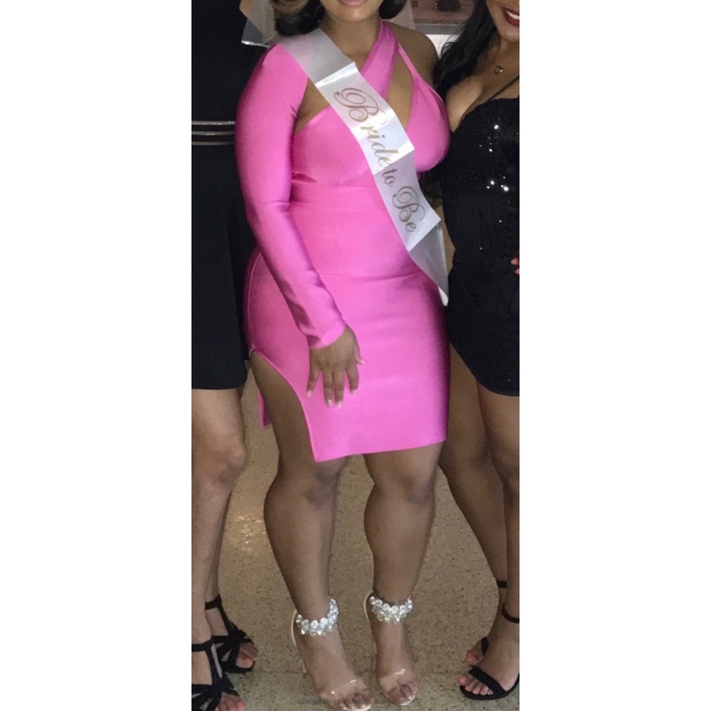 Hot Pink bandage dress!!